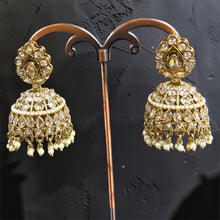 Emerald Royal Jhumka Earrings