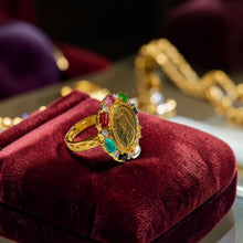 Navratna Heritage Coin Ring