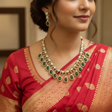 Rajsi Noor Kundan Cascade Set