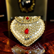 Ruby Pearl Mosaic Luxe Clutch