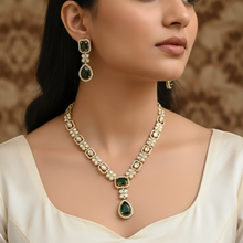 Rajsi Crimson Bloom Necklace Set