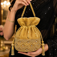Noor Royale Golden Potli