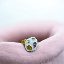 Navratna Meenakari Dome Ring