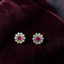 Aura Floral Studs
