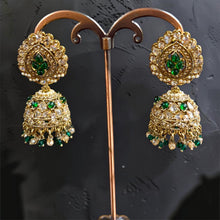 Ruby Pearl Heritage Jhumka Earrings