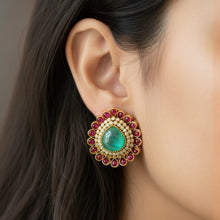 Panna Pushpa Stud Earrings