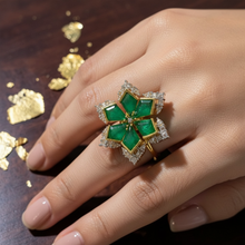 Ruby Blossom Luxe Ring