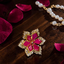 Ruby Blossom Luxe Ring