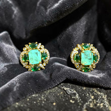 Emerald Royale Stud Earrings