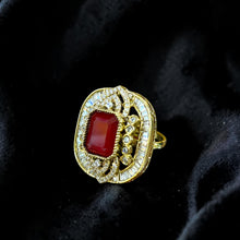 Rajwada Ruby Statement Ring