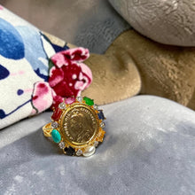 Navratna Heritage Coin Ring