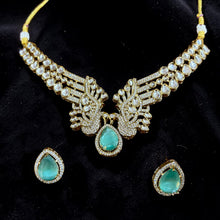 Ruby Mayura Royale Necklace Set