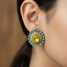 Panna Pushpa Stud Earrings