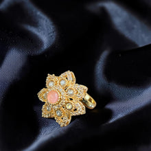 Ruby Blossom Statement Ring