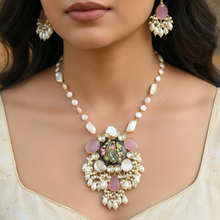 Meher Pearl Art Pendant Set