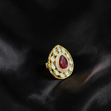 Ruby Royale Kundan Ring