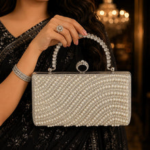 Pearl Cascade Luxe Clutch
