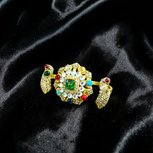 Navratna Mayura Adjustable Ring