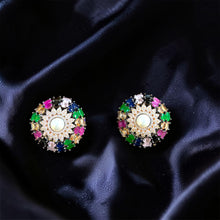 Prism Bloom Beaded Pendant Set