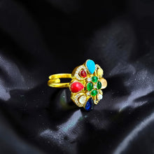 Navratna Pushpa Adjustable Ring