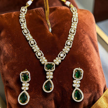 Rajsi Crimson Bloom Necklace Set