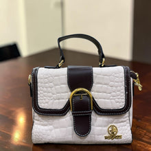 Ivory Elegance Buckle Satchel