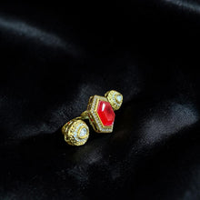 Emerald Noor Statement Ring