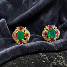 Emerald Royale Stud Earrings