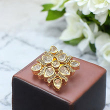 Royal Polki Kundan Statement Ring
