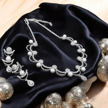 Pearl Cascade American Diamond Set