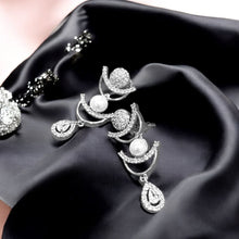 Pearl Cascade American Diamond Set