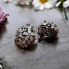Multicolor Floral Gemstone Earrings