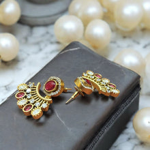 Regal Ruby Radiance Earrings