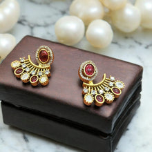 Regal Ruby Radiance Earrings