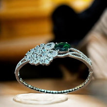 Emerald Elegance Aemrican Diamond Bangle