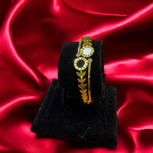 Evil Eye Harmony Gold Plated Bangle