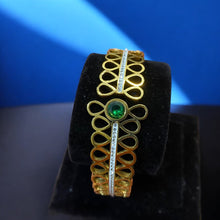 Emerald Lattice Cuff