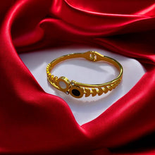 Evil Eye Harmony Gold Plated Bangle