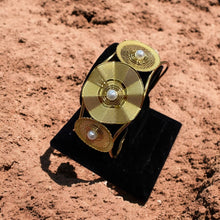 Floral Pearl Elegance Cuff Bracelet