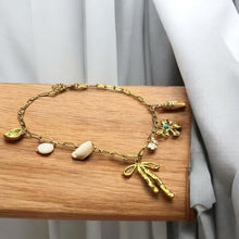 Boho Chic Gold Plated Charm Necklace