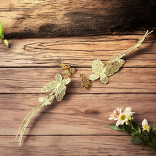 Filigree Butterfly Dangle Earrings