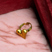 Golden Heart Statement Ring