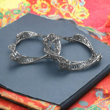 Filigree American Diamond Cuff Bangles