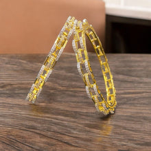 Two-Tone Filigree Bangles