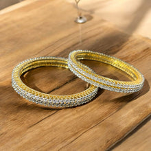 Radiant American Diamond-Cut Bangles