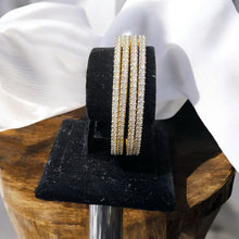Radiant American Diamond-Cut Bangles