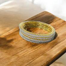 Radiant American Diamond-Cut Bangles