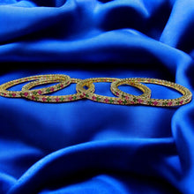 Royal Emerald & Ruby Harmony Bangles