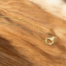 Golden Loop Clasp Necklace