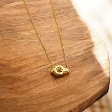 Golden Loop Clasp Necklace